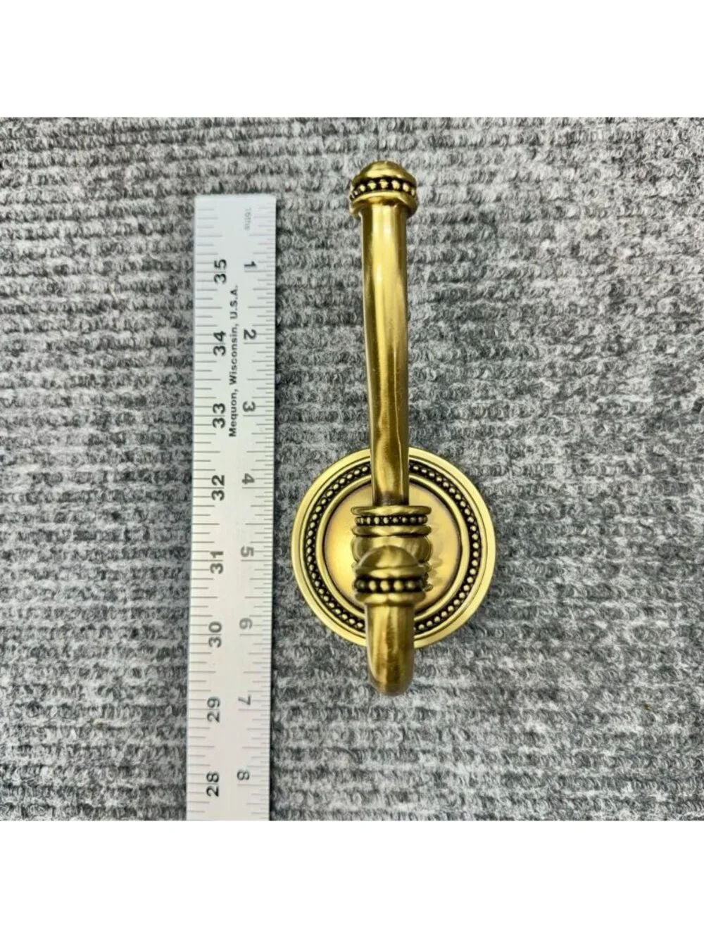 Brass Gold Tone Bath Hardware Set Hand Towel Hook Ring Toilet Paper Holder Lot